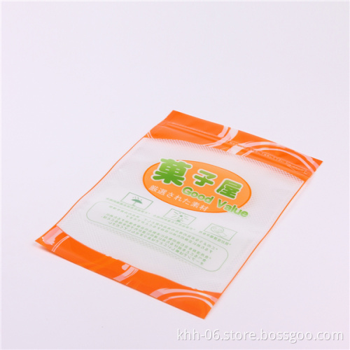SGS Approved food industrial use plastic ziplock bag for dried mango packaging